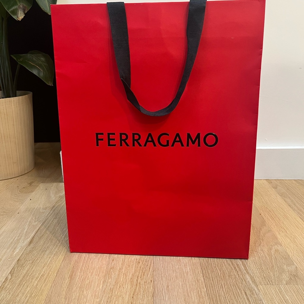 Authentic Ferragamo Shopping Bag